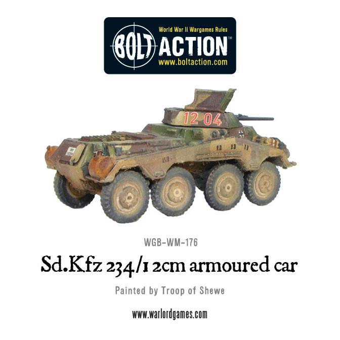 Bolt Action: German - Sd.Kfz 234/1 2cm armoured car