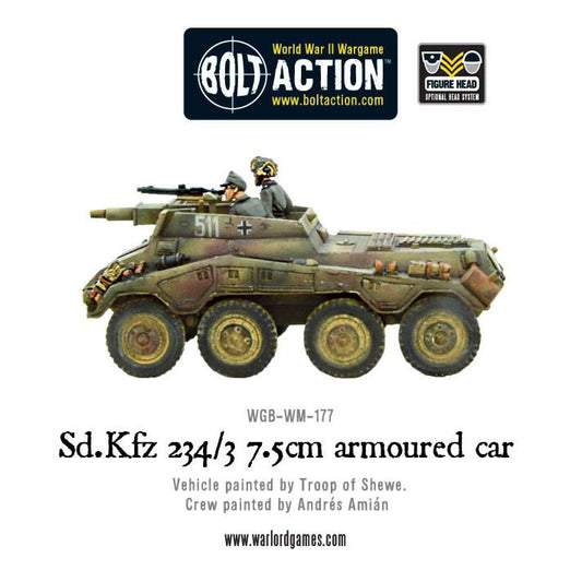 Bolt Action: German - Sd.Kfz 234/3 7.5cm armoured car