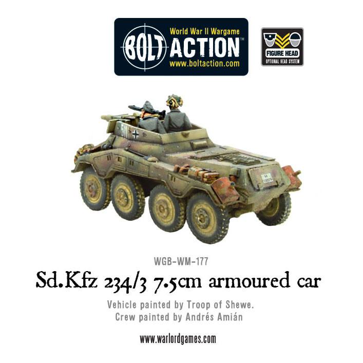Bolt Action: German - Sd.Kfz 234/3 7.5cm armoured car