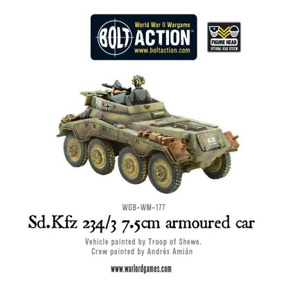 Bolt Action: German - Sd.Kfz 234/3 7.5cm armoured car