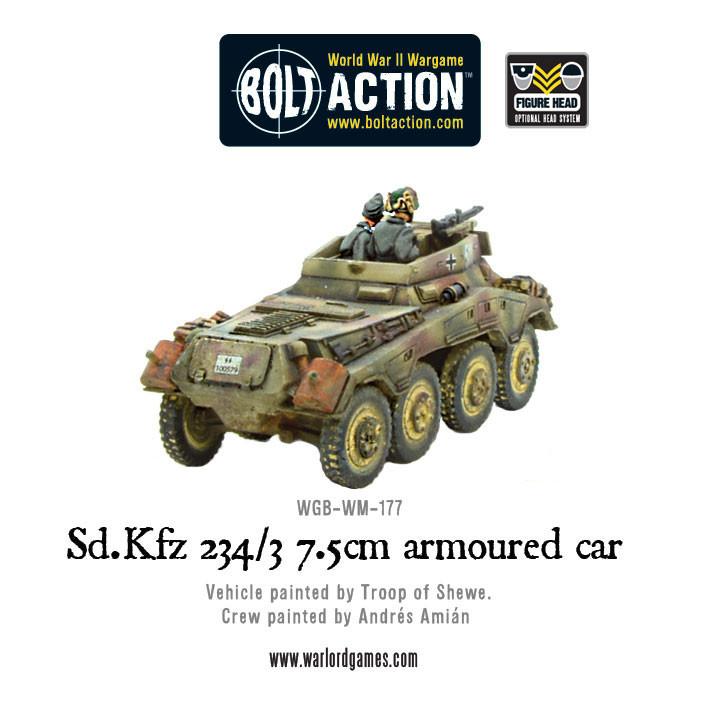 Bolt Action: German - Sd.Kfz 234/3 7.5cm armoured car