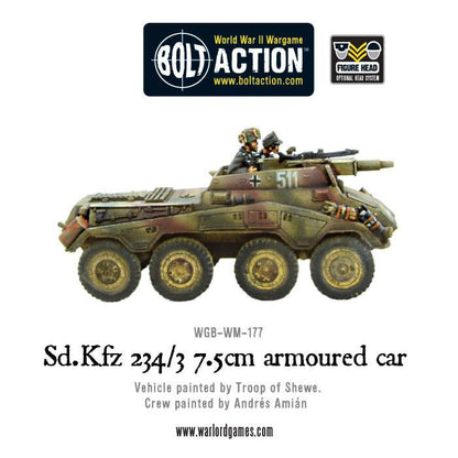 Bolt Action: German - Sd.Kfz 234/3 7.5cm armoured car