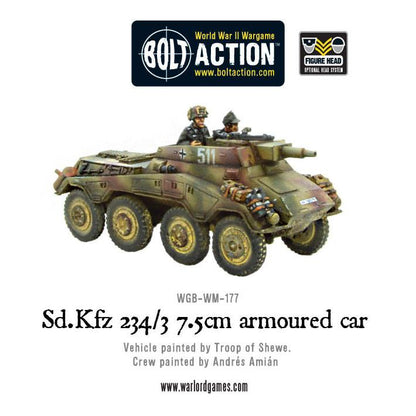 Bolt Action: German - Sd.Kfz 234/3 7.5cm armoured car