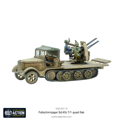 Bolt Action: German - Fallschirmjager Sd.Kfz 7/1 quad FlaK