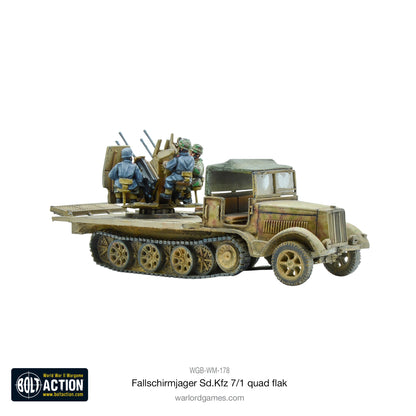 Bolt Action: German - Fallschirmjager Sd.Kfz 7/1 quad FlaK