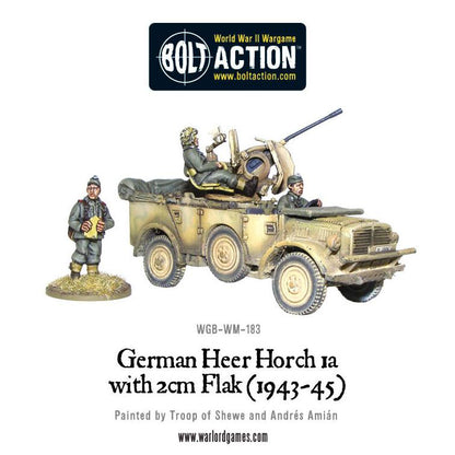Bolt Action: German - Horch 1a with 2cm Flak (Heer 1943-45)
