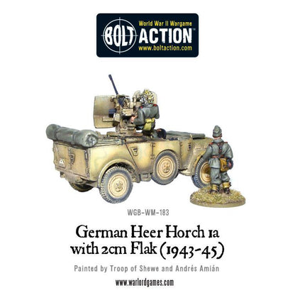 Bolt Action: German - Horch 1a with 2cm Flak (Heer 1943-45)