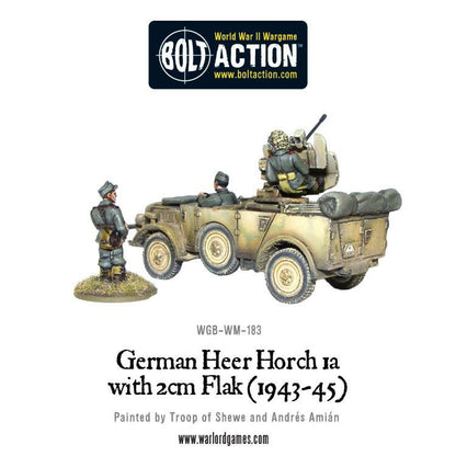 Bolt Action: German - Horch 1a with 2cm Flak (Heer 1943-45)