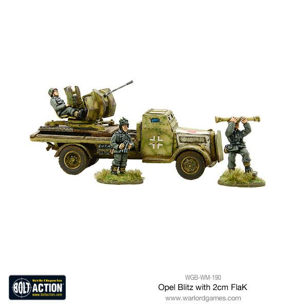 Bolt Action: German - Opel Blitz with 2cm FlaK