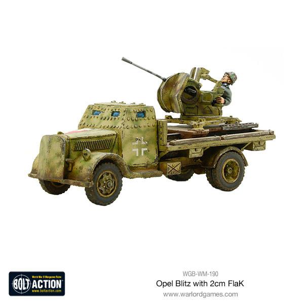 Bolt Action: German - Opel Blitz with 2cm FlaK