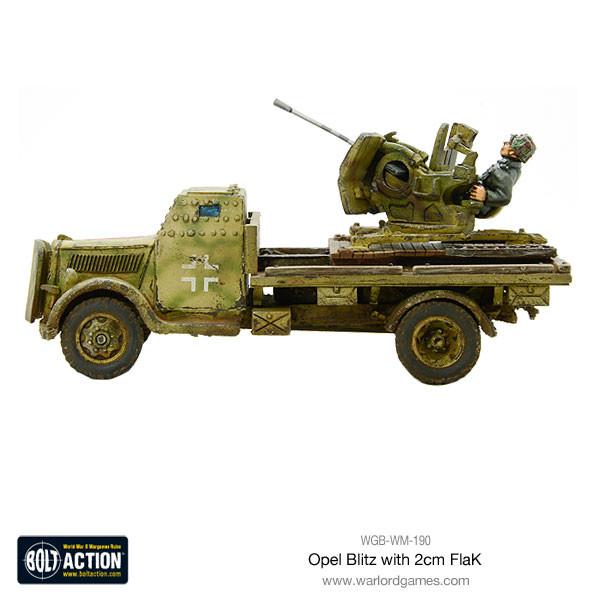 Bolt Action: German - Opel Blitz with 2cm FlaK