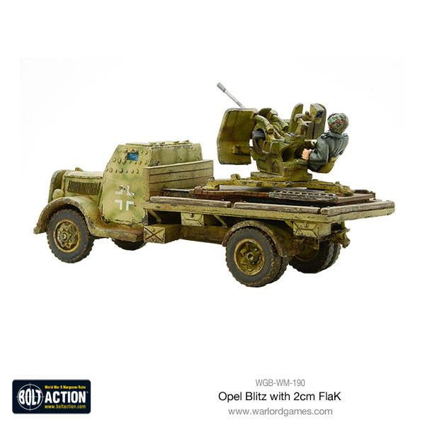 Bolt Action: German - Opel Blitz with 2cm FlaK