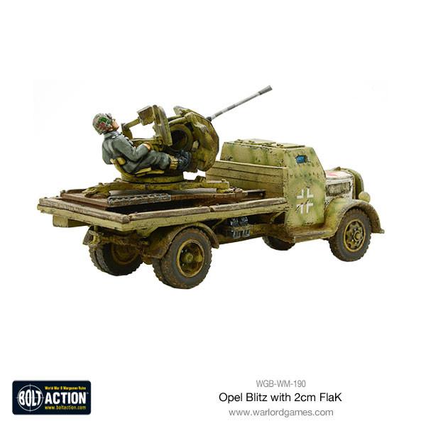 Bolt Action: German - Opel Blitz with 2cm FlaK