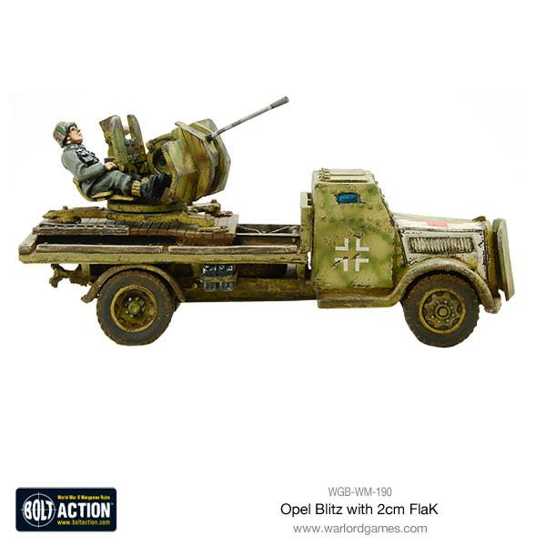 Bolt Action: German - Opel Blitz with 2cm FlaK