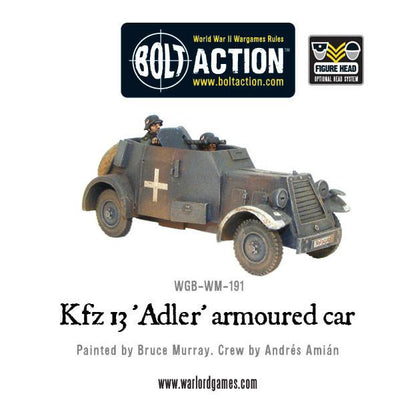 Bolt Action: German - Kfz 13 'Adler' German armoured car