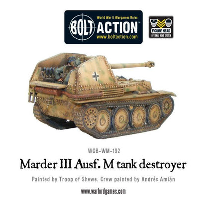 Achtung Panzer!: German Tanks - Marder III Ausf. M tank destroyer