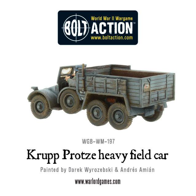 Bolt Action: German - Krupp Protze heavy field car