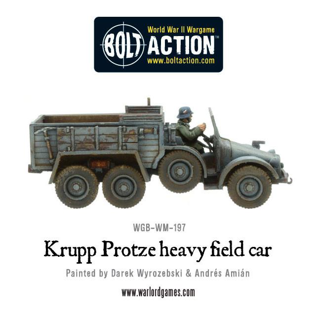 Bolt Action: German - Krupp Protze heavy field car