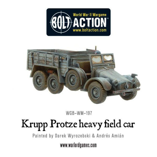 Bolt Action: German - Krupp Protze heavy field car