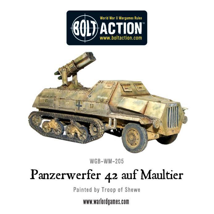 Bolt Action: German - Panzerwerfer 42 auf Maultier