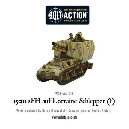Bolt Action: German - 15 cm sFH auf Lorraine Schlepper(f)