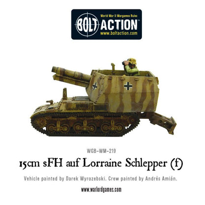 Bolt Action: German - 15 cm sFH auf Lorraine Schlepper(f)