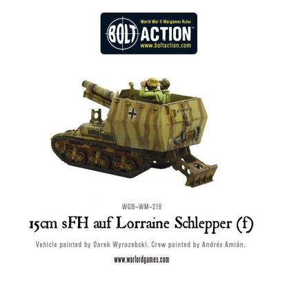 Bolt Action: German - 15 cm sFH auf Lorraine Schlepper(f)