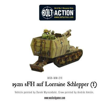 Bolt Action: German - 15 cm sFH auf Lorraine Schlepper(f)