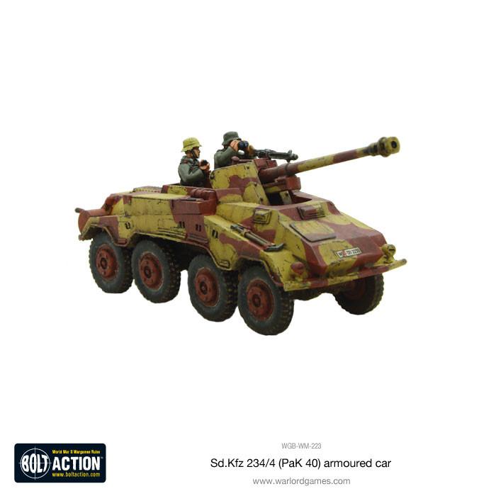 Bolt Action: German - Sd.Kfz 234/4 (PaK 40) armoured car