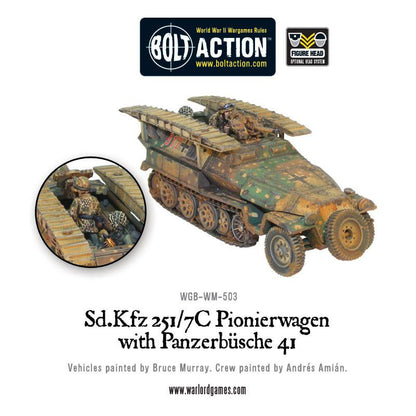 Bolt Action: German - Sd.Kfz 251/7C Pionierwagen with panzerbuchse 41
