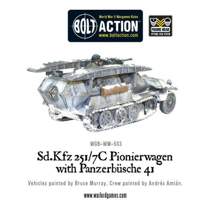 Bolt Action: German - Sd.Kfz 251/7C Pionierwagen with panzerbuchse 41
