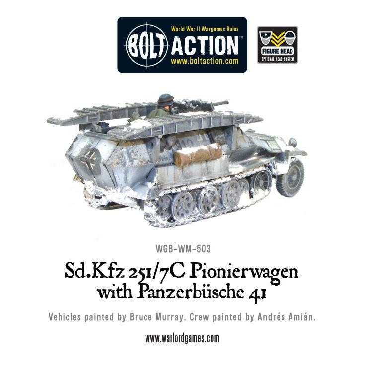 Bolt Action: German - Sd.Kfz 251/7C Pionierwagen with panzerbuchse 41