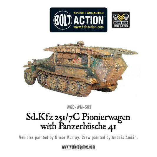 Bolt Action: German - Sd.Kfz 251/7C Pionierwagen with panzerbuchse 41