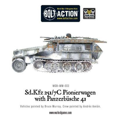 Bolt Action: German - Sd.Kfz 251/7C Pionierwagen with panzerbuchse 41