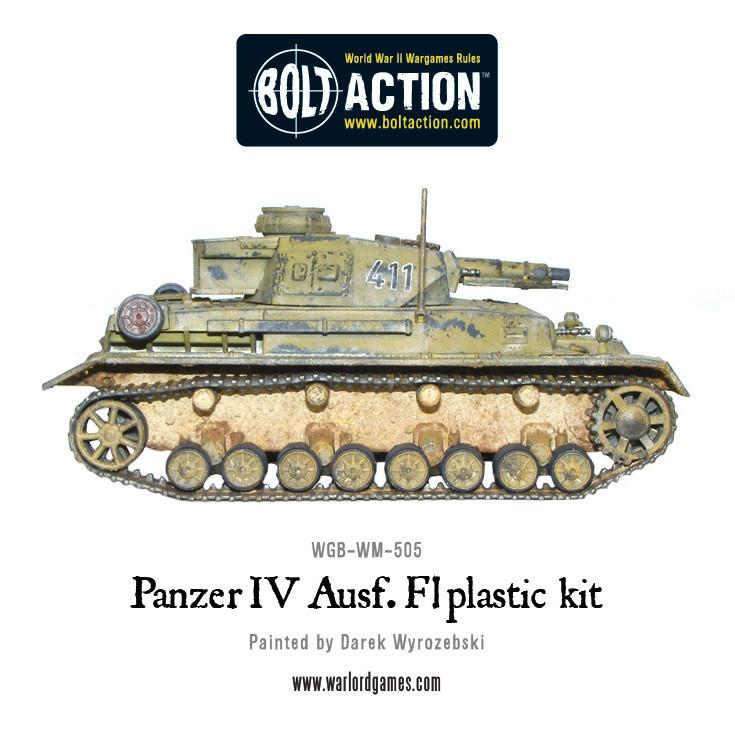 Achtung Panzer!: British Tanks - Panzer IV Ausf. F1/G/H medium tank (plastic)
