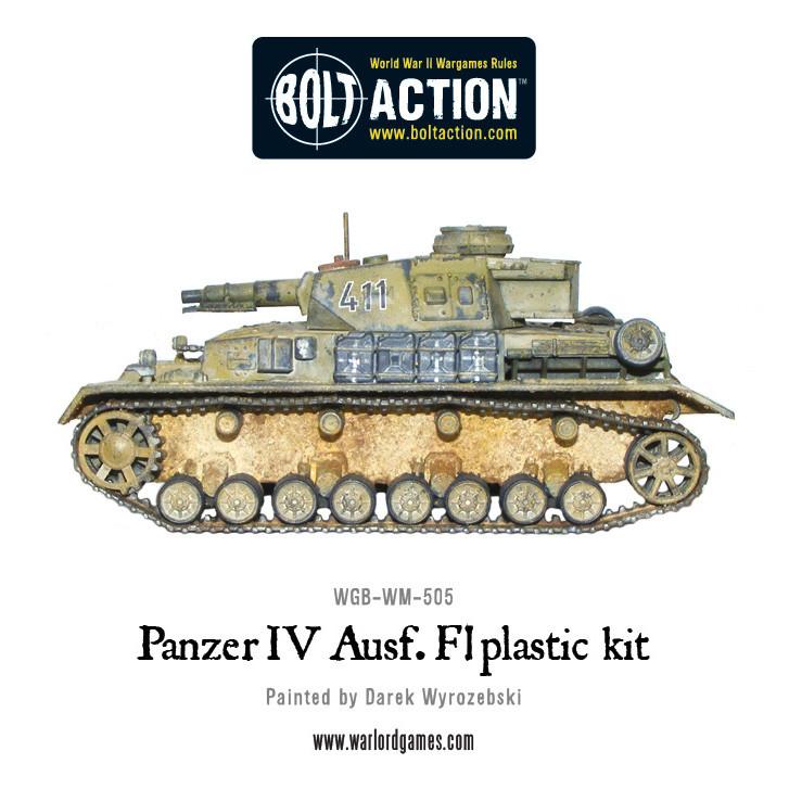 Achtung Panzer!: British Tanks - Panzer IV Ausf. F1/G/H medium tank (plastic)