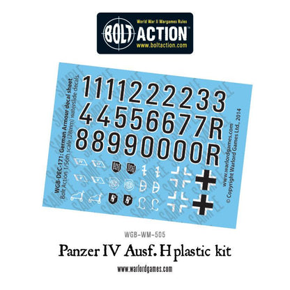 Achtung Panzer!: British Tanks - Panzer IV Ausf. F1/G/H medium tank (plastic)