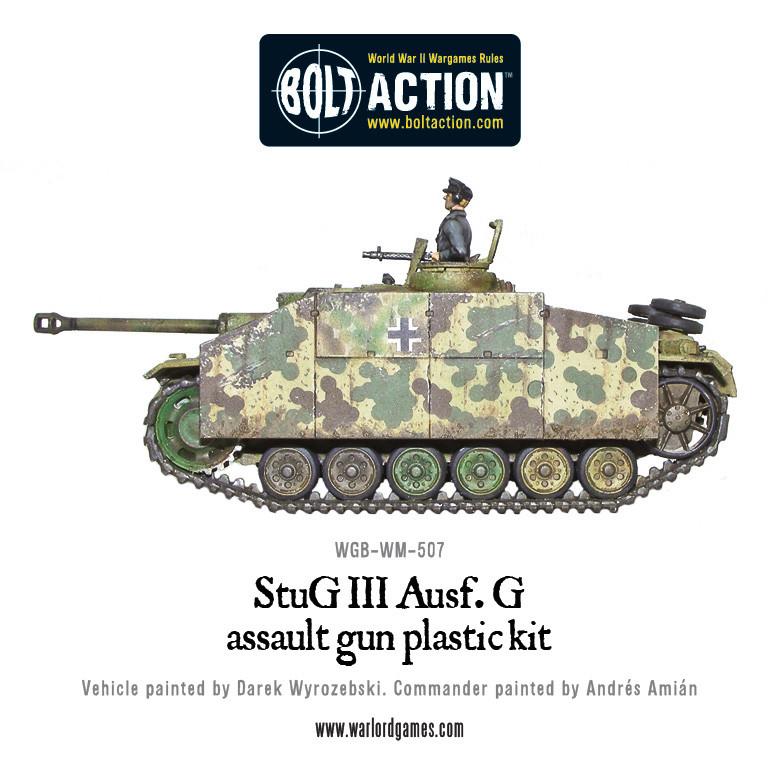 Achtung Panzer!: German Tanks - Stug III ausf G or StuH-42 plastic box set