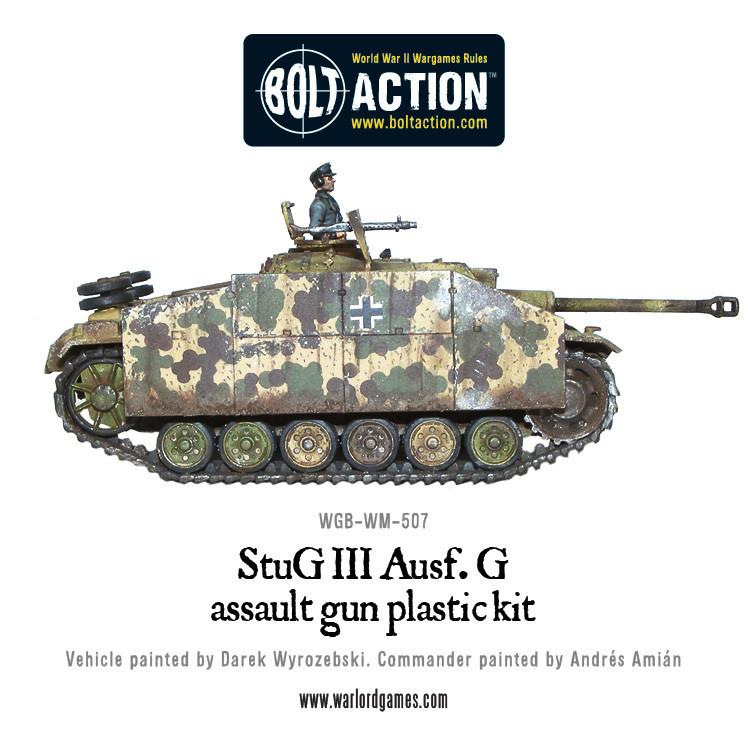 Achtung Panzer!: German Tanks - Stug III ausf G or StuH-42 plastic box set