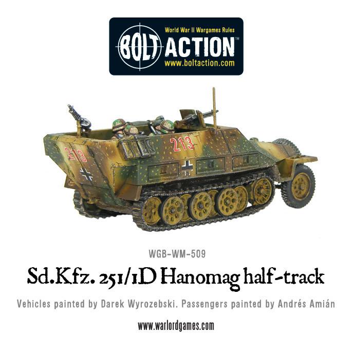 Bolt Action: German - Sd.Kfz 251/1 ausf D halftrack plastic box set