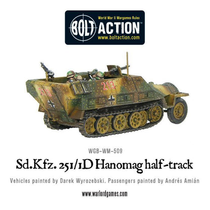 Bolt Action: German - Sd.Kfz 251/1 ausf D halftrack plastic box set