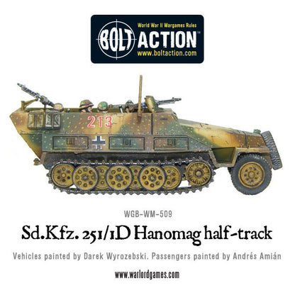 Bolt Action: German - Sd.Kfz 251/1 ausf D halftrack plastic box set