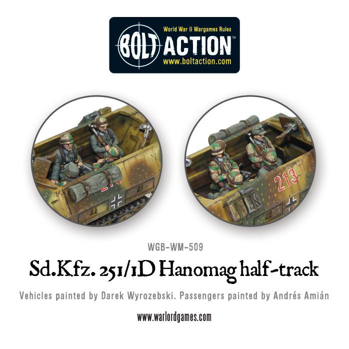 Bolt Action: German - Sd.Kfz 251/1 ausf D halftrack plastic box set