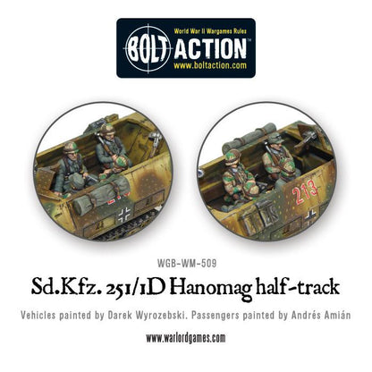 Bolt Action: German - Sd.Kfz 251/1 ausf D halftrack plastic box set