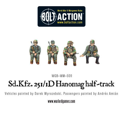 Bolt Action: German - Sd.Kfz 251/1 ausf D halftrack plastic box set