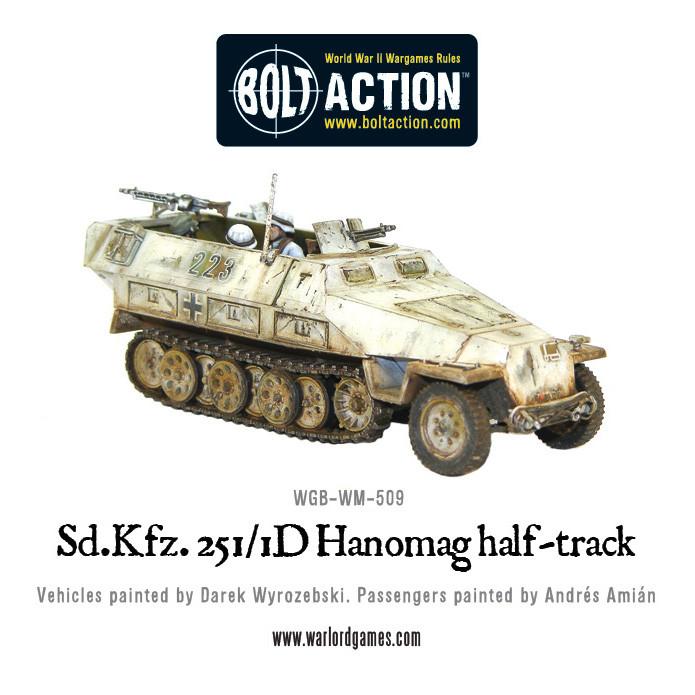Bolt Action: German - Sd.Kfz 251/1 ausf D halftrack plastic box set