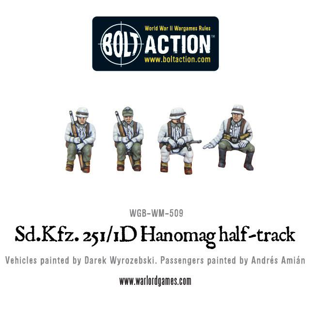 Bolt Action: German - Sd.Kfz 251/1 ausf D halftrack plastic box set