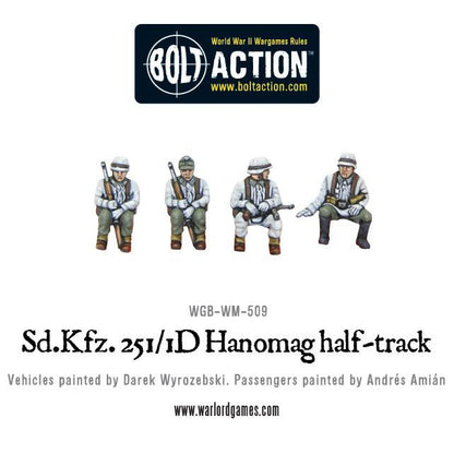 Bolt Action: German - Sd.Kfz 251/1 ausf D halftrack plastic box set