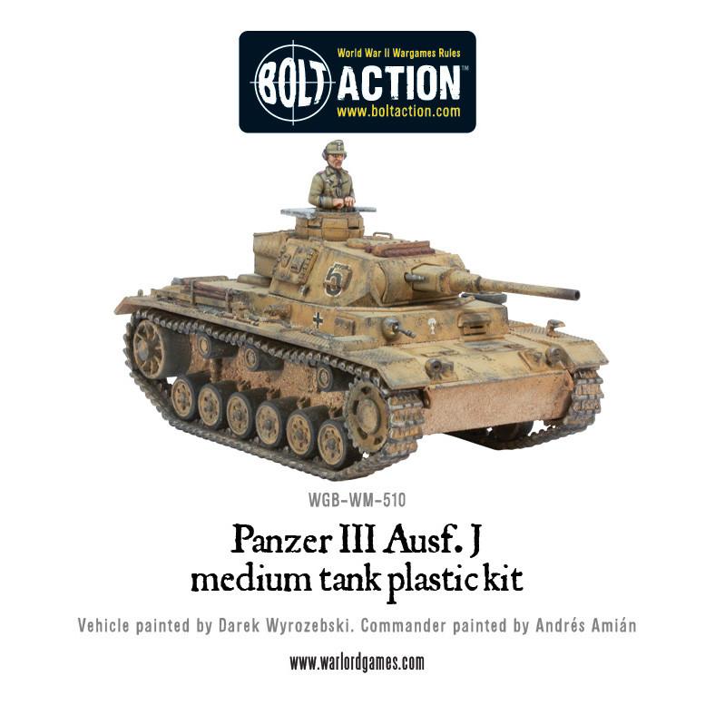 Bolt Action: German - Panzer III (plastic)