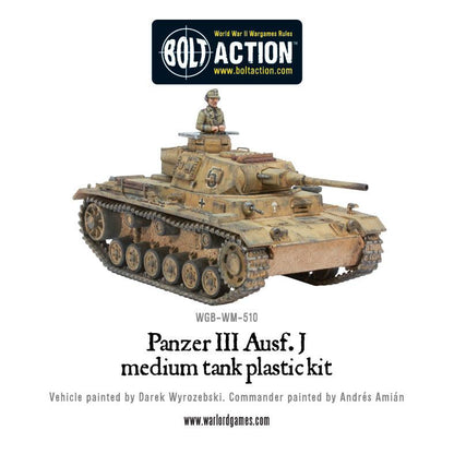 Bolt Action: German - Panzer III (plastic)